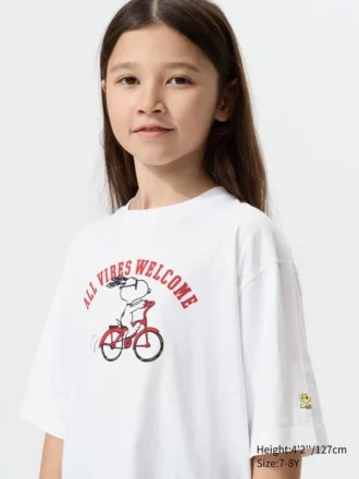 Peanuts UT T-shirt met print voor kinderen