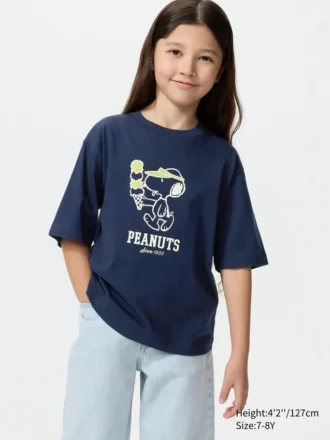 Peanuts UT T-shirt met print voor kinderen