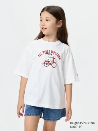 Peanuts UT T-shirt met print voor kinderen