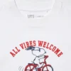 Peanuts UT T-shirt met print voor kinderen
