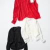 Pointelle-vest voor dames