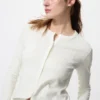 Pointelle-vest voor dames