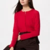 Pointelle-vest voor dames