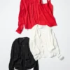 Pointelle-vest voor dames