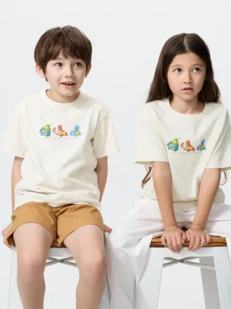 Pokamon UT T-shirt met print voor kinderen
