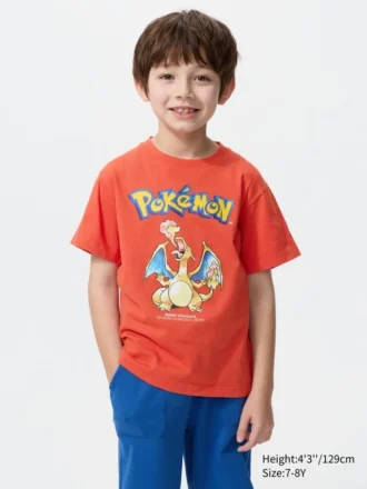 Pokamon UT T-shirt met print voor kinderen
