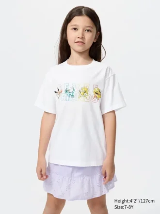 Pokamon UT T-shirt met print voor kinderen
