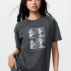 Pop Mart UT grafisch T-shirt voor dames