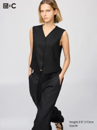 Premium Linen gilet voor dames