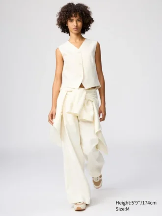 Premium Linen gilet voor dames