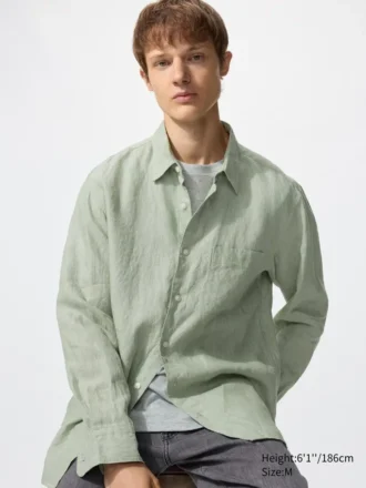 Premium Linen herenoverhemd