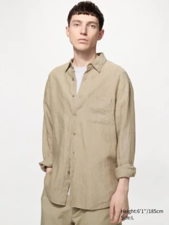 Premium Linen herenoverhemd