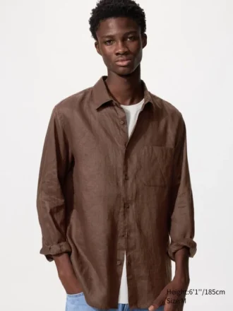 Premium Linen herenoverhemd