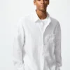 Premium Linen herenoverhemd | Gestreepte