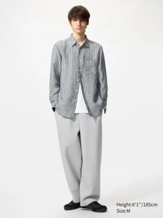 Premium Linen herenoverhemd | Gestreepte