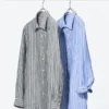 Premium Linen herenoverhemd | Gestreepte