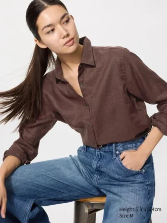 Premium Linen Overhemd voor dames