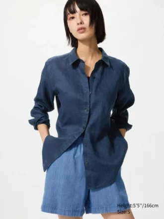 Premium Linen overhemd voor dames