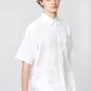 Premium Linen oversized herenoverhemd | Korte mouwen