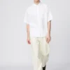Premium Linen oversized herenoverhemd | Korte mouwen