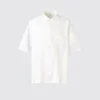 Premium Linen oversized herenoverhemd | Korte mouwen