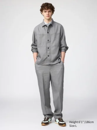 Premium Linen wijde herenbroek