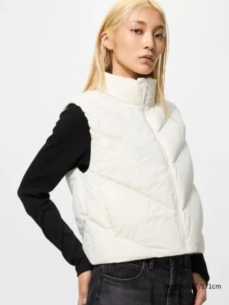PUFFTECH cropped gilet voor dames