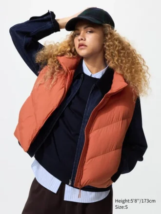PUFFTECH cropped gilet voor dames