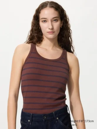 Racerback-Bh-top voor dames | Gestreepte