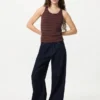 Racerback-Bh-top voor dames | Gestreepte
