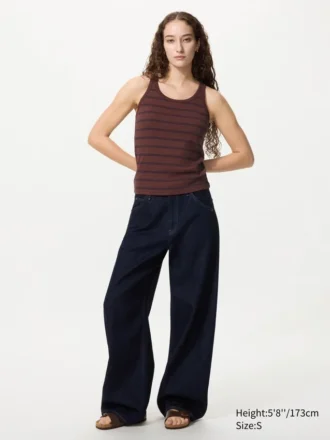 Racerback-Bh-top voor dames | Gestreepte