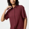 Rayon blouse met korte mouwen voor dames