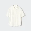 Rayon blouse met korte mouwen voor dames | Stippen