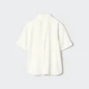 Rayon blouse met korte mouwen voor dames | Stippen