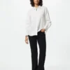 Rayonblouse voor dames | Gestreepte