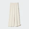 Rechte broek van crêpe jersey voor dames