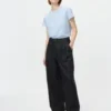 Rechte broek van linnenmix voor dames