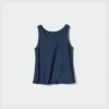 Satijnen blouse voor dames | Mouwloos