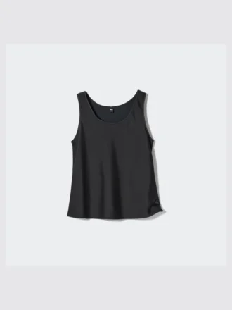 Satijnen blouse voor dames | Mouwloos