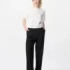 Seersucker-blouse met volume voor dames