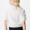 Seersucker-blouse met volume voor dames