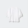 Seersucker-blouse met volume voor dames