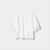 Seersucker-blouse met volume voor dames