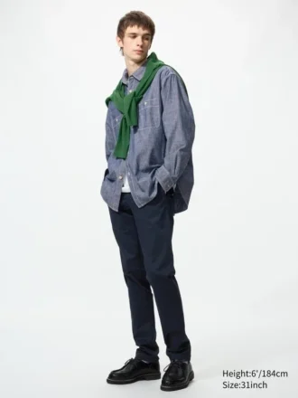 Slim fit chino broek voor heren