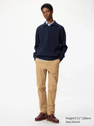 Slim fit chino broek voor heren