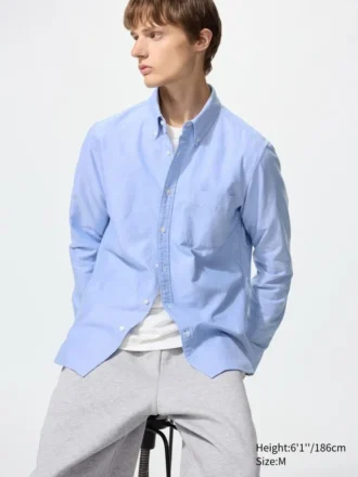 Slim fit Oxford-overhemd voor heren