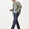 Slim straight jeans voor heren | Selvedge