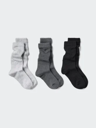 Slouchy sokken voor dames | 3 paar
