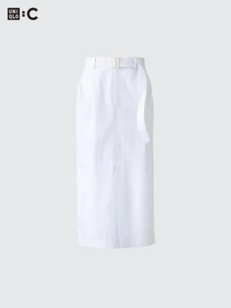 Smalle rok met riemen voor dames | Gestreepte