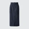 Smalle rok met riemen voor dames | Gestreepte